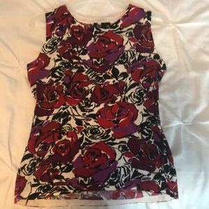 Flowered comfy tank